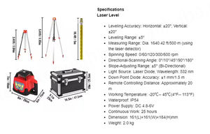 Remote Control <b>Laser</b> Leveler with High Safety - Product Image 5