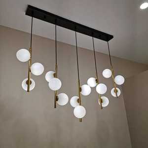 Lampu gantung langit-langit tinggi, lampu gantung Modern Multi cahaya untuk dekorasi tangga - Product Image 6