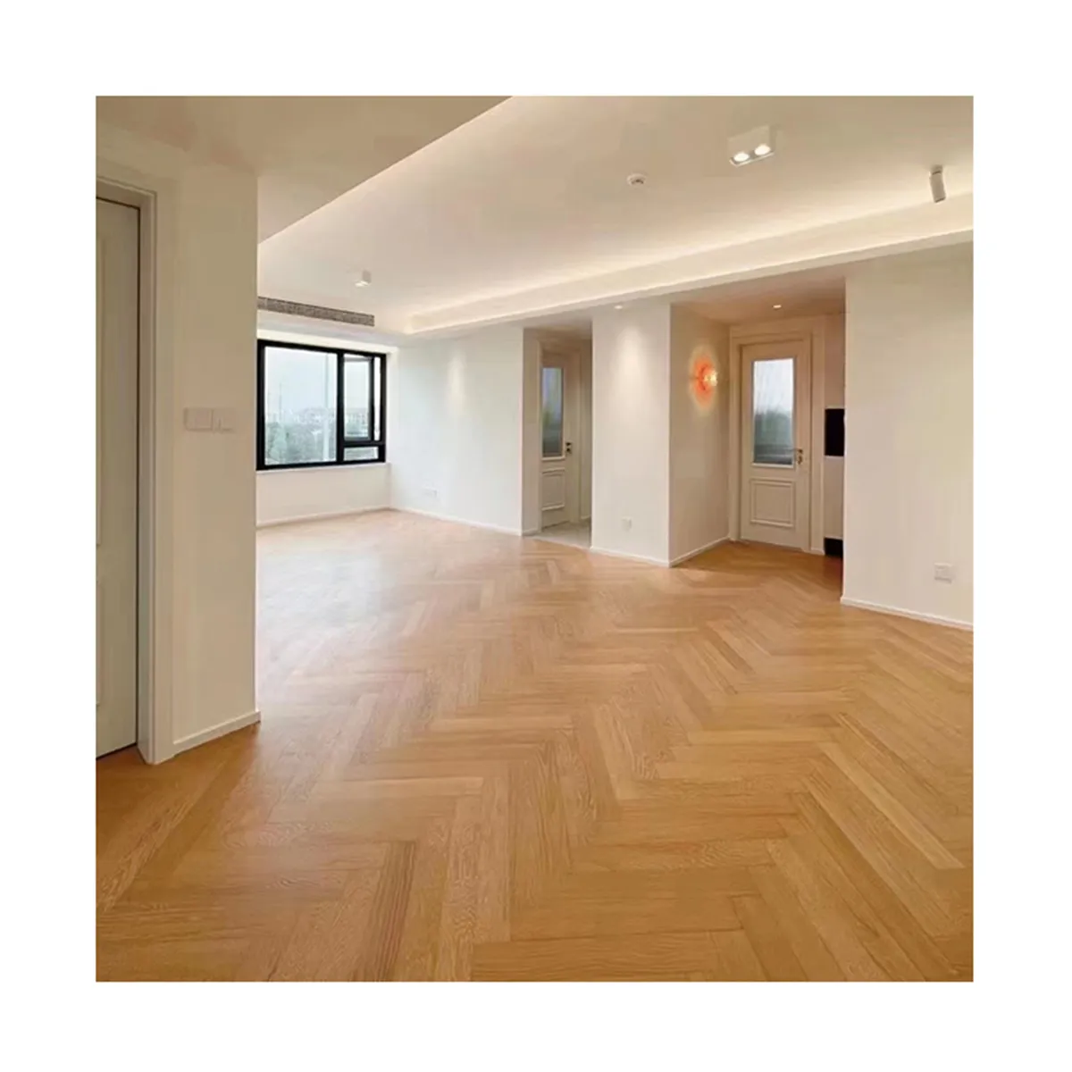 Chinese Factory Price Modern Stylish wood flooring living room oak wooden floor wood flooring layers