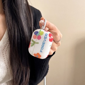 Funda para auriculares con diseño de flor pequeña roja, compatible con <span class=keywords><strong>AirPods</strong></span> 1 Pro 2 3 4 Gen, funda anticaída para auriculares - Product Image 5