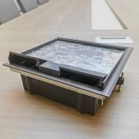 Boîtier de prise de sol ignifuge en PC, 6 prises CA, type ouvert, encastrable, vente en gros, prix usine, produit phare