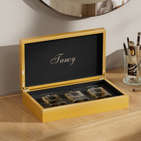 Boîte en bois de parfum de marque personnalisée de luxe Boîte à parfum de piano haut de gamme Mdf Wood Attar Arabic Boite Coffret Parfum