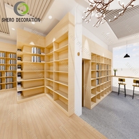 Bibliothèque commerciale Bibliothèque de meubles Étagères Bibliothèque Porte-livres