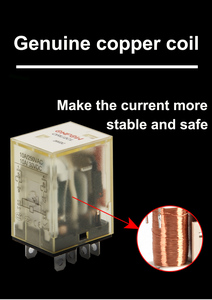 (20 Cái) Rơle Điện Từ 8 Chân 10A Có Đế, Mục Đích Chung, 12V,24V,36V,48V,110V,220V, Có Thể Được Tùy Chỉnh, Thay Thế LY2N - Product Image 4