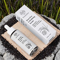 Sérum Visage Exfoliant au Riz Noir Fermenté, Niacinamide, AHA, BHA, Purifiant les Pores, Équilibrant l'Huile, Lissant la Texture, Sérum Éclat