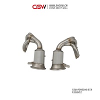 Silencieux d'échappement complet en titane Vavletronic pour Porsche GT3 2021 +