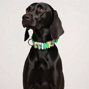 Paquete DIY para <span class=keywords><strong>Collar</strong></span> de Perro de Silicona con 26 Letras del Alfabeto y 4 Dijes, Compatible con Correas de 3/4 y <span class=keywords><strong>1</strong></span> Pulgada - Product Image 2