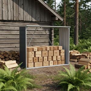 Abri <span class=keywords><strong>de</strong></span> jardin EWF19328-H150, assurance qualité, matériau galvanisé, abri <span class=keywords><strong>de</strong></span> jardin en métal, abri <span class=keywords><strong>pour</strong></span> <span class=keywords><strong>bois</strong></span> <span class=keywords><strong>de</strong></span> <span class=keywords><strong>chauffage</strong></span> - Product Image 1
