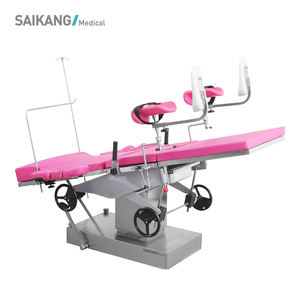 A105 SAIKANG आर्थिक धातु अस्पताल आपरेशन उपकरण Foldable मैनुअल स्त्री रोग प्रसूति वितरण तालिका - Product Image 6