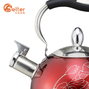 Fischio Stove Top Bollitori <span class=keywords><strong>Teiera</strong></span> con Manico In Silicone del Rivestimento di Colore Tea Pot - Product Image 6