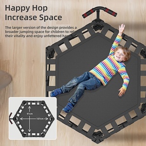 Mini Trampolín Plegable para Fitness, Mini Trampolín Ajustable para Uso en Interiores, Jardín, Hogar, Ejercicio en Interiores, Trampolín Rebounder - Product Image 2