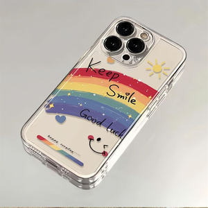 <span class=keywords><strong>Cover</strong></span> antiurto trasparente simpatica bambini e ragazze Anime pittura <span class=keywords><strong>coppia</strong></span> custodia <span class=keywords><strong>per</strong></span> telefono iPhone 15 Pro Max nuova cassa del telefono - Product Image 5