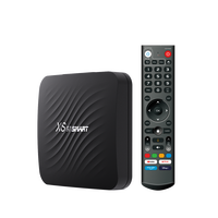 Nouvelle arrivée, boîtier IPTV XS97, puce Amlogic S905Y4, prise en charge de la 4K 60fps, WiFi6 double bande, assistant vocal Google, boîte TV Android