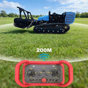 Tondeuse à gazon à braquage zéro SHANNENG, robot industriel diesel télécommandé sur chenilles pour la végétation en pente raide, nouveau modèle TANK 40 avec GPS - Product Image 4