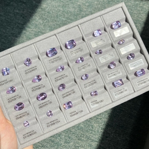 Piedras Preciosas Cultivadas en Laboratorio, Piedras Sueltas, Color Sangre de Paloma, Azul Real, Paraiba, Aguamarina, Espinela Cobalto, Zafiro - Product Image 4