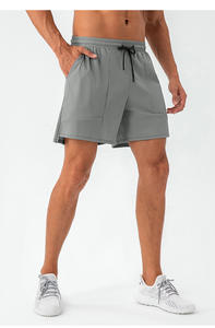 Pantalones Cortos Deportivos RUIQUWIN con Logotipo Personalizado para Hombre, Ligeros, Transpirables, con Malla que Absorbe la Humedad, Pantalones Cortos para Correr con Diseño de Parches - Product Image 2