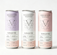 Boisson énergétique personnalisée à faible teneur en sodium, sans sucre, sans caféine, enrichie en vitamine C, taurine, complexe B, saveur citron et rose, pour femmes.