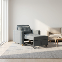Sofá Cama Extensible Moderno Personalizado con Estructura Metálica Disponible en Colores Personalizados