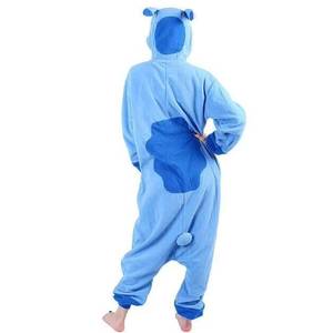 Pijama de Animales de Dibujos Animados Azul y Rosa para Halloween, Disfraz de Cosplay para Parejas, Kigurumi para Adultos, Traje para Fiestas y Actuaciones - Product Image 4