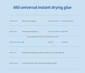 Colle thermofusible Zyx Guo Handmade Elephant 502 50g/100g – Colle instantanée pour la réparation du plastique, du verre, du bois et autres matériaux - Product Image 4