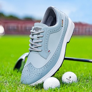 Zapatos de Golf HOKMAN para Hombre, de Cuero Genuino Blanco, con Suela de Goma y Entresuela de EVA, Estilo Deportivo de Primavera - Product Image 2