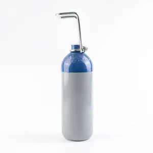 Cilindros de alta calidad para helio de alta presión/hidrógeno/oxígeno/CO2 Botella de cilindro de gas vacía portátil