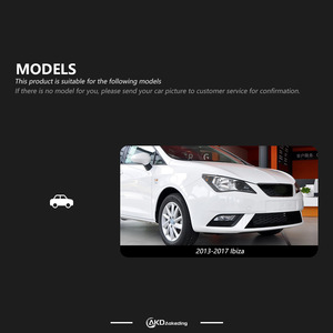 Conjunto <span class=keywords><strong>de</strong></span> Faros LED para <span class=keywords><strong>SEAT</strong></span> <span class=keywords><strong>Ibiza</strong></span> 2013-2017, Versión Alta, Lente LED, DRL, Faro Delantero <span class=keywords><strong>de</strong></span> Alta Luminosidad - Product Image 3