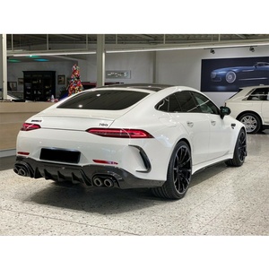 Kit carrosserie complet en fibre de carbone sèche pour Mercedes Classe GT X290 GT63 style BS : Lame avant, diffuseur arrière, cache-phares antibrouillard, échappement - Product Image 3