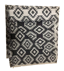 Bắc Mỹ Phong Cách Aztec In Mềm Len Hình Học Dệt Vải Tùy Chỉnh Kích Thước 100% <span class=keywords><strong>Polyester</strong></span> Ngoài Trời Chăn Và Ném - Product Image 5