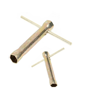 Clé à bougie en L réglable à simple extrémité, à couple élevé, à longue portée, en acier allié, avec poignée antidérapante, 16/18 mm, OEM