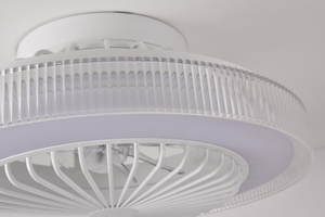 Ventilateur de plafond décoratif moderne de haute qualité, 5 pales, diamètre 50 cm, avec lumière LED silencieuse et moteur DC - Product Image 2