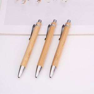 Promotion Eco-friendly Bamboo <b>Ballpoint</b> <b>Pen</b> for Laser Engraving Printing Logo Custom - Product Image 2