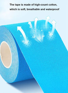 Muller Atletisch Japans V-Vorm Kinesiologie Sporttape Dubbel Gezicht Samenhangend Katoenen Verband 5Cm & 10Cm Lift Rimpels-Vrij Gezicht - Product Image 6