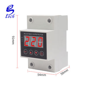 Restablecimiento automático de alta calidad de 220V, Protector de sobre/bajo voltaje, limitador de corriente de sobrecarga autocompuesta, CA trifásica 40A - Product Image 3