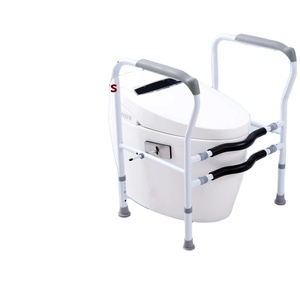 Main courante de toilette antidérapante, réglable, pliable, légère, pour personnes âgées, sécurité de la salle de bain, fournitures de rééducation thérapeutique - Product Image 6