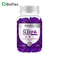 Supplément Gommeux de Sommeil Personnalisé sous Marque Blanche, Sans Sucre, Naturel, Végan, 5mg Mélatonine, Magnésium & Vitamine D pour Fournisseur Amazon