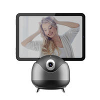 Stabilisateur de cardan HONGDAK à suivi automatique du visage, trépied vidéo avec suivi IA, support de suivi pour téléphone et tablette, rotation à 360°, perche à selfie