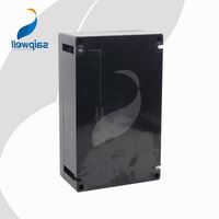 Boîte de jonction anti-explosion Saipwell SW-MC noire en SMC/fibre de verre IP66 avec bande d'étanchéité en silicone pour appareils électroniques universels