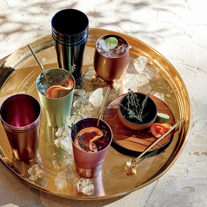 كوب ألمنيوم بتصميم عصري وألوان مخصصة، كأس نبيذ بدون ساق، أكواب ألمنيوم للاستخدام مرة واحدة للحفلات - Product Image 3