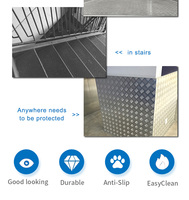 Lembaran aluminium kotak-kotak 1060 3003 5052 pabrik langsung lembaran aluminium kotak-kotak pelat tapak aluminium
