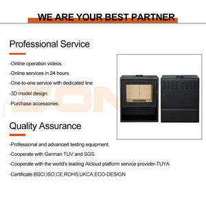 11.8KW R1202A Autoportant Simple Conception En Acier Noir Écologique Poêle À <span class=keywords><strong>Bois</strong></span> Chauffage Intérieur Chauffage Cheminée À <span class=keywords><strong>Bois</strong></span> - Product Image 6