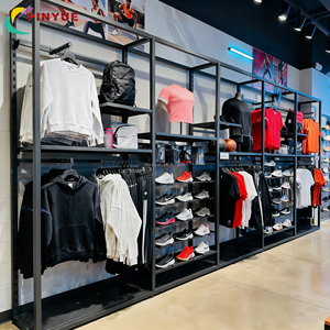 Muebles de Tienda de Ropa Personalizados, Iluminación para Boutique de Moda Femenina, Exhibidores de Ropa de Madera, Mostrador de Exhibición de Ropa para Tienda de Ropa - Product Image 3