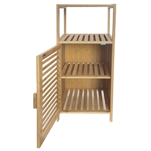 Gabinete <span class=keywords><strong>de</strong></span> Almacenamiento <span class=keywords><strong>de</strong></span> Bambú Natural Ecológico SYT, Resistente a la Humedad, Robusto, <span class=keywords><strong>para</strong></span> <span class=keywords><strong>Toallas</strong></span>, <span class=keywords><strong>para</strong></span> <span class=keywords><strong>Baño</strong></span>, Dormitorio, Uso en Hoteles - Product Image 3