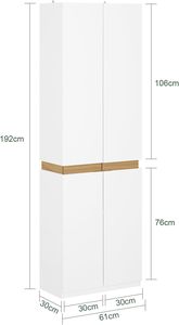 Wooden Wardrobe Cabinet Clothes <strong>Closet</strong> Drawer Bedroom Armoire Organizer <strong>Big</strong> <strong>Closet</strong> Wardrobe <strong>Closet</strong> Hanging Clothes - Product Image 3