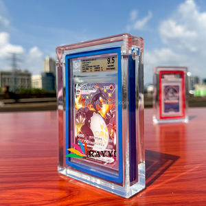 Protecteur de pare-chocs personnalisé en acrylique magnétique avec fond PSAed Bgs pour Pokémon, vitrine d'exposition - Product Image 4
