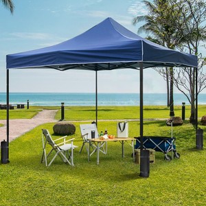 Tenda Pop-Up Simples 3x3m com Estrutura de Ferro Impermeável Personalizável para Eventos, Exposições Comerciais e Publicidade - Product Image 1