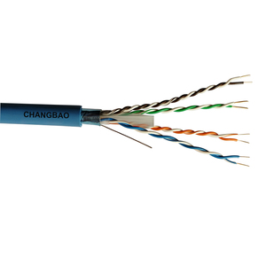 Changbao Cat6a İnternet kablosu FTP 1000ft 305m 4 çift 23AWG Ethernet anma ağ kablosu renk kodu - Product Image 2