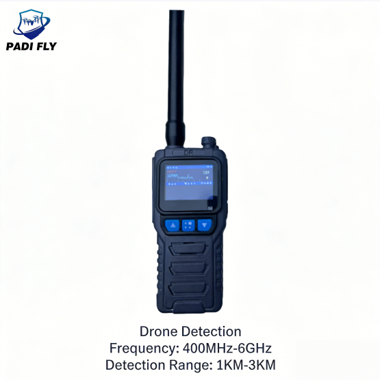 400MHz-6GHz Multi-Frequency Durable Protective UAV Alarm Wristband 1-3KM Range Drone Detection Signal Detector Remote Control
