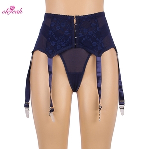XL/3XL/5XL Ropa interior femenina de tamaño Queen personalizada Conjunto de dos piezas Lencería sexy para mujer y liguero con Tirantes ajustables Elas - Product Image 5