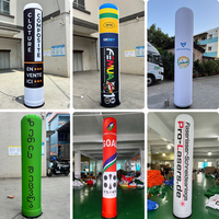 Pilier lumineux LED gonflable personnalisé pour publicité extérieure, colonne décorative pour mariage et fête, imperméable et durable, directement de l'usine